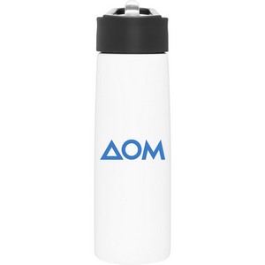 24 oz h2go Hydra Water Bottle (White)