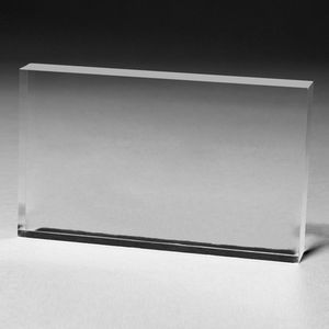 2409L (Laser) - Rectangular Acrylic Paperweight - 2-1/2" x 4" x 1/2"