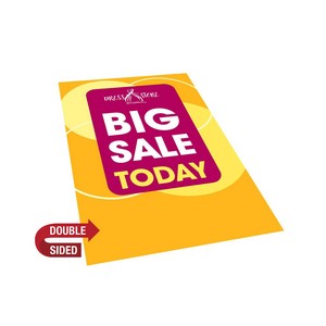 24"W Enviro Board Tabletop Display Signboard (Double-Sided)