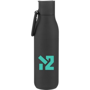 25 oz Larq Flip Top Water Bottle (Obsidian Black)