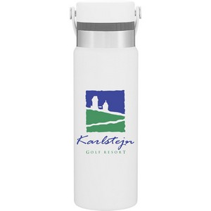 25 oz h2go Realm Water Bottle (Matte White)