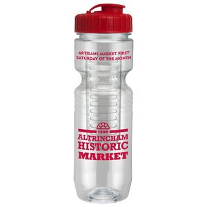 26 Oz Translucent Jogger Bottle with Infuser