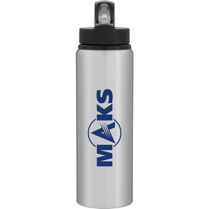 26 oz h2go Virtue Water Bottle (Silver)