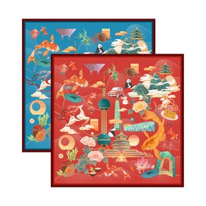 27" x 27" Custom Silk Square Scarf