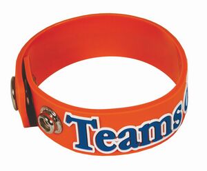 2D Soft PVC Clip Bracelet (Adult )