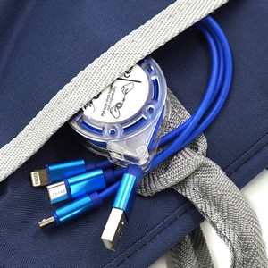 3" 1 Retractable USB Charger Cable Charging Cord