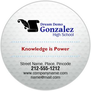 3" Circle Shaped Full Color Magnet 20 mil