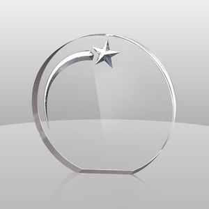 3-D Star Solitaire Award (6"x5 1/2"x1")