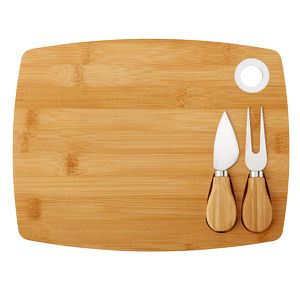 3 Piece Bamboo Cheese Board Set