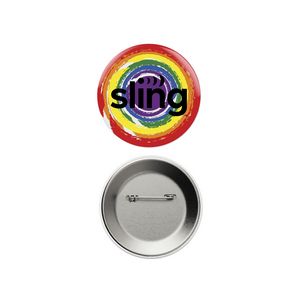 3" Round Button