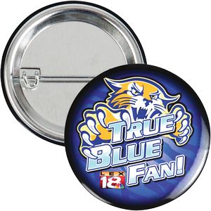 3" Round Safety Pin Button
