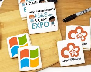 3" Square Logo Sugar Cookie