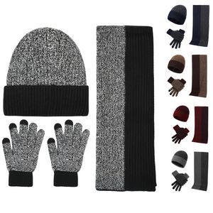 3-in-1 Heathered Knit Winter Set