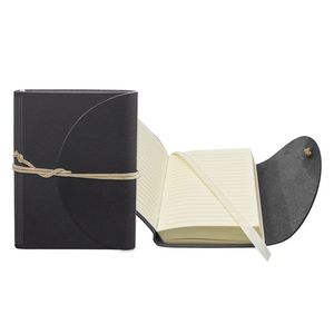 3" x 4" Leather Perfect Flap Book Bound Journal