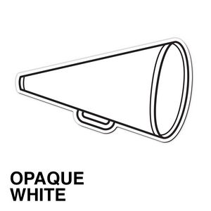 30 Mil Small Megaphone Car Magnet - Full Color