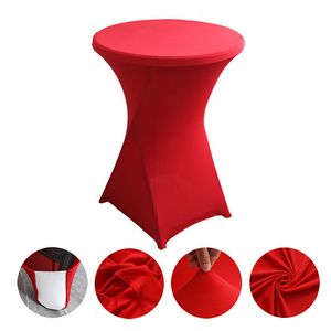 32" Full Color Dye-Sublimated Round Spandex Tablecloth