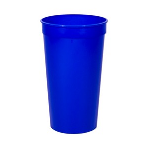 32 Oz. Smooth Colored Stadium Souvenir Cup