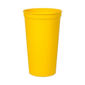 32 Oz. Smooth Colored Stadium Souvenir Cup