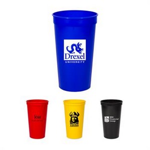 32 Oz. Smooth Colored Stadium Souvenir Cup