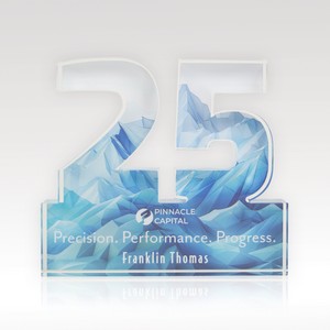 3/4" Acrylic Numerals Style 25 â€“ Plus Series