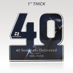 3/4" Acrylic Numerals Style 40 â€“ Plus Series