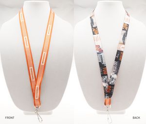 3/4" Digitally Sublimated Lanyard w/ J Hook