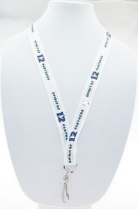 3/4" Digitally Sublimated Lanyard w/ J Hook