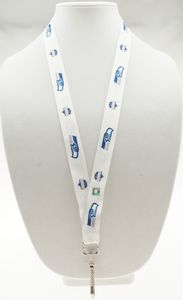 3/4" Digitally Sublimated Lanyard w/ J Hook
