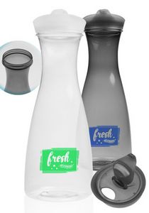 34 Oz. Clear Plastic Carafes with Lid