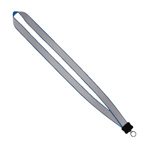 3/4" Reflective Lanyard with Plastic Clamshell & O-Ring