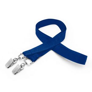 3/4" Silkscreened Flat Lanyard w/ Double Standard Attachment