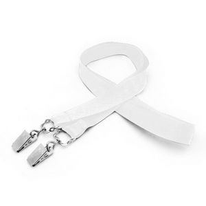 3/4" Silkscreened Flat Lanyard w/ Double Standard Attachment
