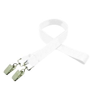 3/4" Silkscreened Recycled Lanyard w/ Double Standard Attachment
