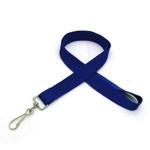 3/4" Silkscreened Tubular Lanyard w/ J Hook