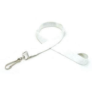 3/4" Silkscreened Tubular Lanyard w/ J Hook