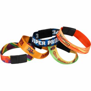 3/4" Sublimated Heavy Weight Satin Wristband
