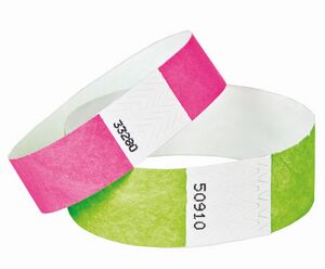 3/4" Tyvek Bracelet (Black Imprint ONLY)