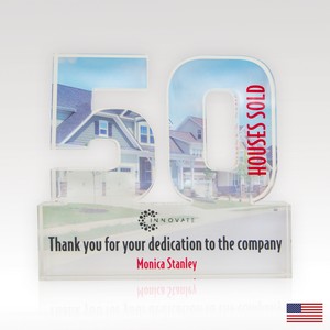 3/4" USA-Made Acrylic Numerals Style 50 â€“ Plus Series