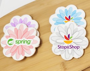 3.5" Daisy Shaped Logo Sugar Cookie