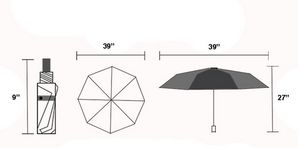 35" Lincoln Umbrella W/ Sleeve