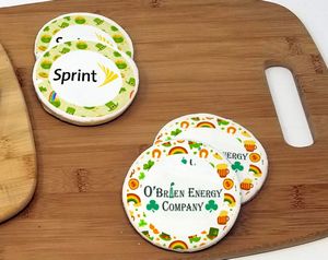 3.5" St. Patrick's Day Round Logo Sugar Cookie
