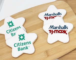 3.5" Star Shaped Logo Sugar Cookie