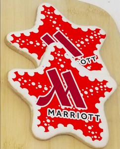 3.5" Starfish Shaped Logo Sugar Cookie
