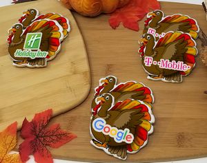 3.5" Turkey Logo Sugar Cookie