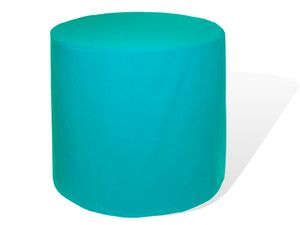 36" Round Non-Printed Fitted Barrel Table Cover