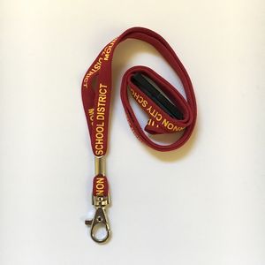 3/8" Breakaway Silk Screen Lanyard