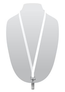 3/8" Digitally Sublimated Lanyard w/ Bulldog Clip