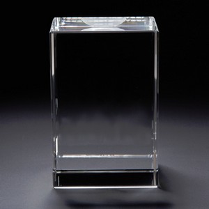 3D Crystal Block Large Award