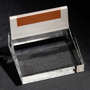 3D Crystal Business Card Holder