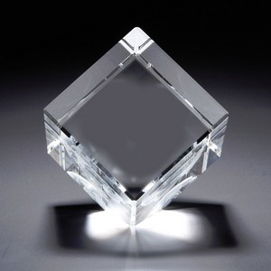 3D Crystal Jewel Cube Large Award